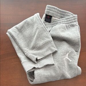 Jordan Kids Light Gray Jumpman Sweatpants
